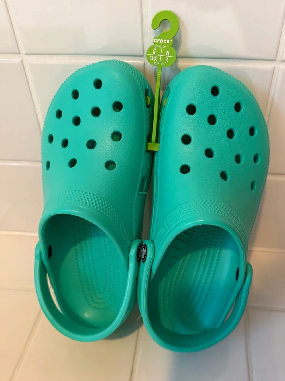 Crocs Kids' Classic Clog in Teal
